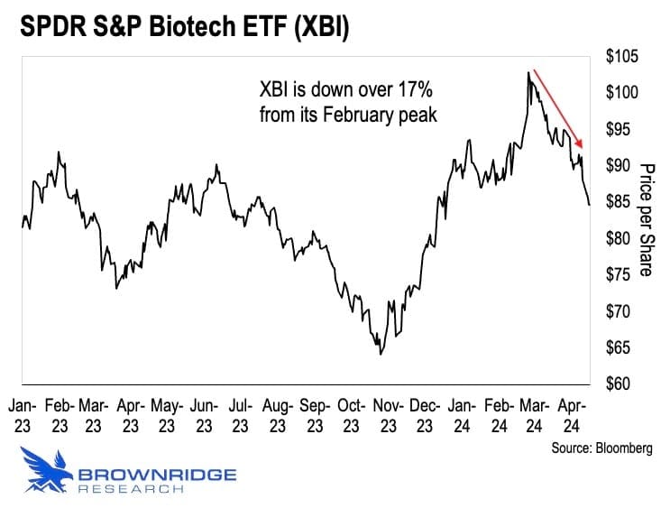 XBI Pullback