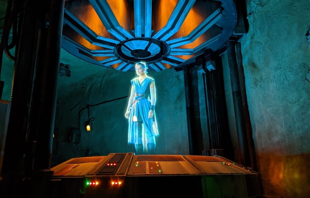 Star Wars, Hologram of Rey